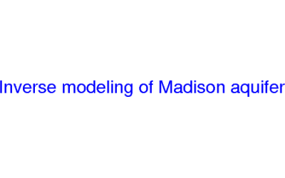 Inverse modeling of Madison aquifer